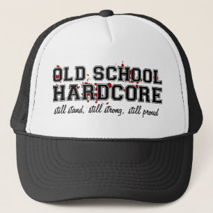 Alte Schulhardcore-Hut Truckerkappe