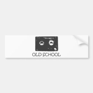 Alte Schulkassette! Autoaufkleber