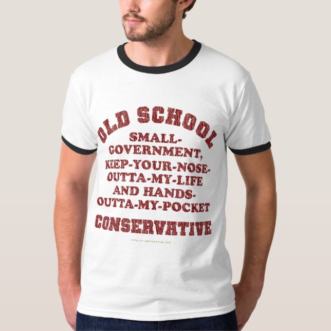 Alte Schulkonservativer T-Shirt (Vorderseite)