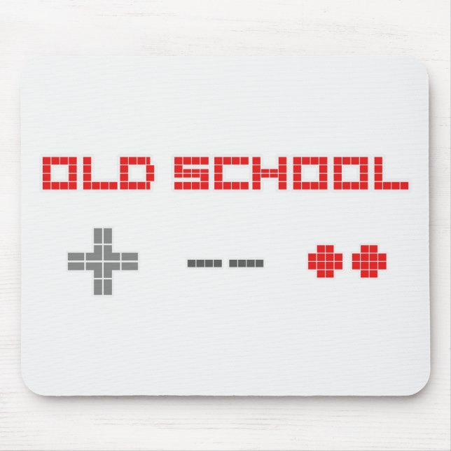 Alte Schulmausunterlagen Mousepad (Vorne)