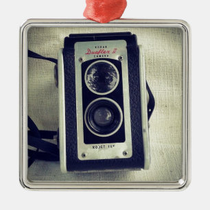 Alte Schulphotographie #vintage #vintagekamera Silbernes Ornament
