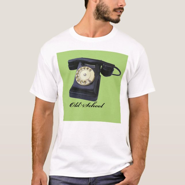 Alte Schultelefon T-Shirt (Vorderseite)