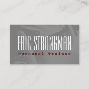 Alte Schulturnhallenabdeckungs-Fitnessart Visitenkarte