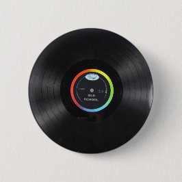 alte Schulvinylknopf Button