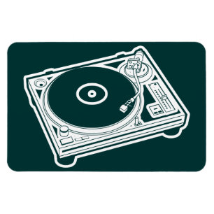 Alte Schulwachs/-Turntable Magnet