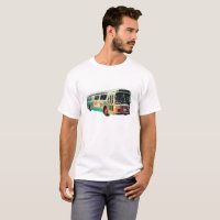 ALTE SCHULwechselstrom-DURCHFAHRT-BUS T - Shirt