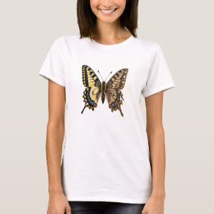 Alte Schwalbenschwanz-Schmetterlingsflügel aus gea T-Shirt