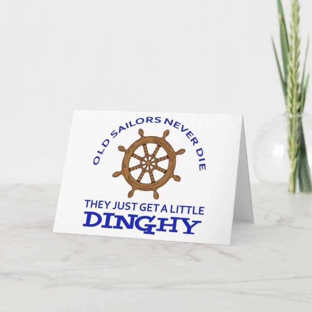 Alte Seeleute Karte (Vorderseite)