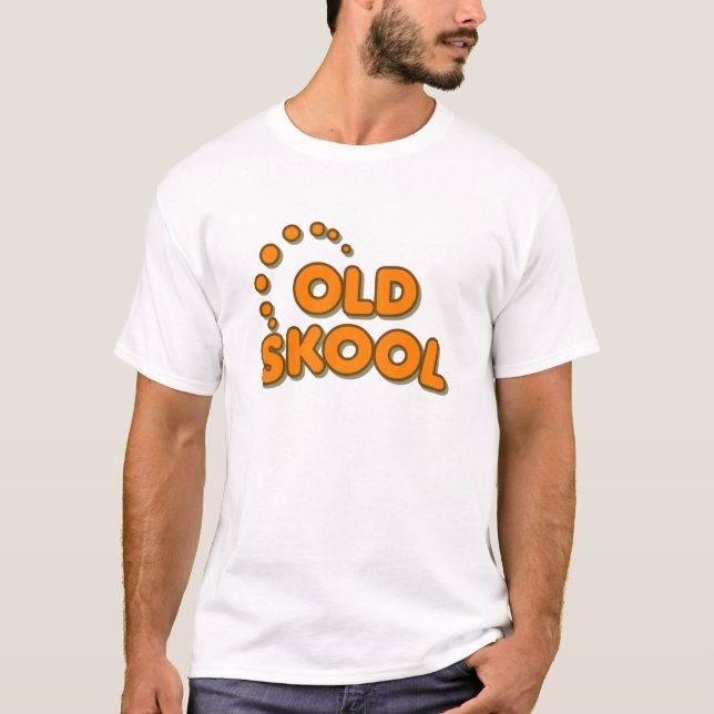 Alte Skool Orange T-Shirt (Vorderseite)