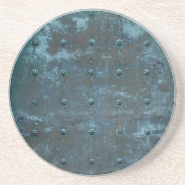 Alte spanische Tore für Glühbirne Sandstein Untersetzer (Vorne)