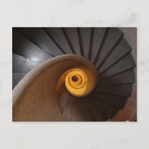 Alte Spiraltreppe Postkarte