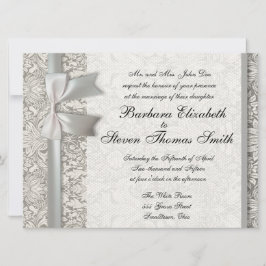 Alte Spitze Schöne Hochzeit Einladung Custom