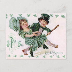 Alte St. Patrick's Day Postkarte