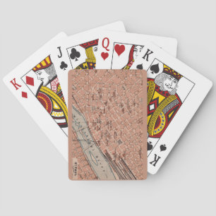 Alte St Paul MN Karte Spielkarten
