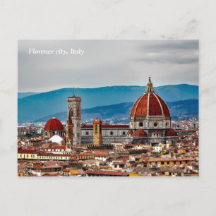 Alte Stadt Florenz, Italien-Skyline Postkarte