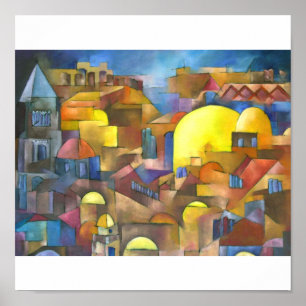 Alte Stadt Jerusalems Poster