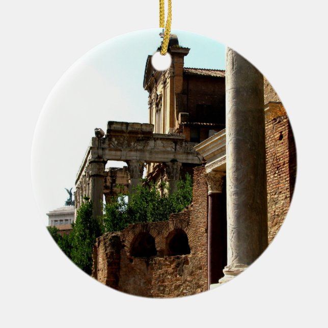 Alte Stadt Keramikornament (Vorne)