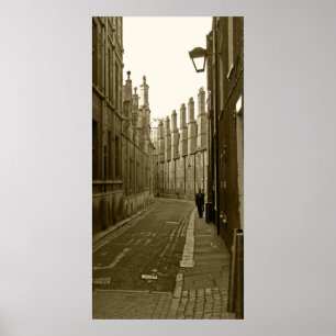 Alte Stadt. Oxford (Großbritannien). Poster