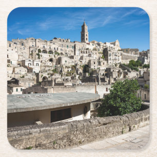 Alte Stadt Sassi Di Matera Rechteckiger Pappuntersetzer