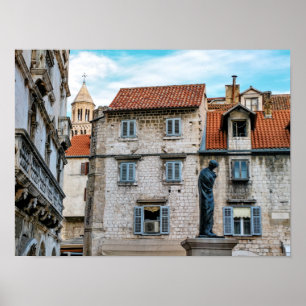 Alte Stadt, Spalte, Kroatien Poster