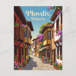 Alte Stadtgasse, Plowdiw Bulgarien Postkarte