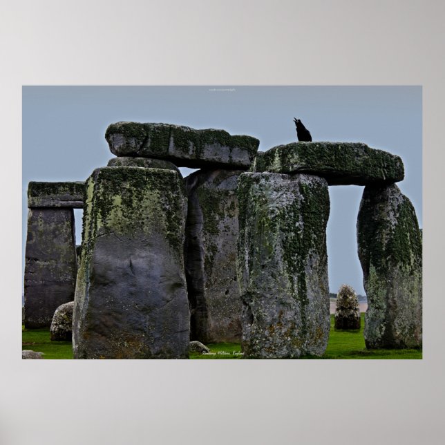 Alte Stätte Stonehenge Stehend Stones & Rook Poster (Vorne)