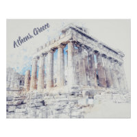 Alte Stätten Parthenon in Athen, Griechenland