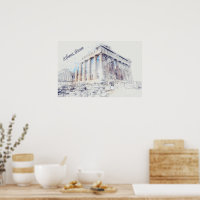 Alte Stätten Parthenon in Athen, Griechenland