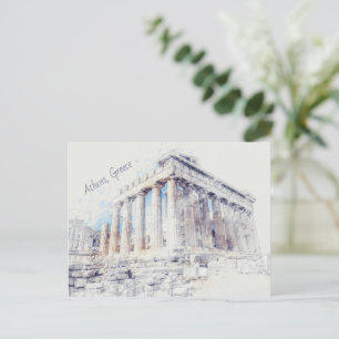 Alte Stätten Parthenon in Athen, Griechenland Postkarte
