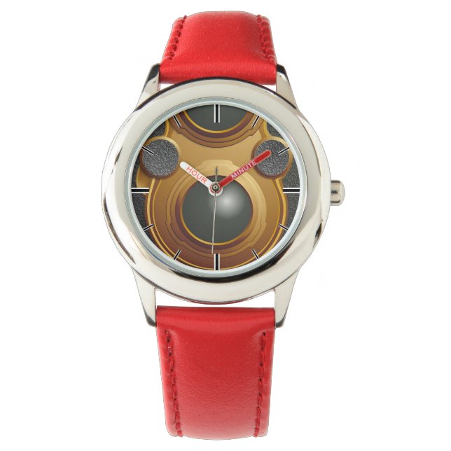Alte Steampunk-Kamera Armbanduhr (Vorderseite)