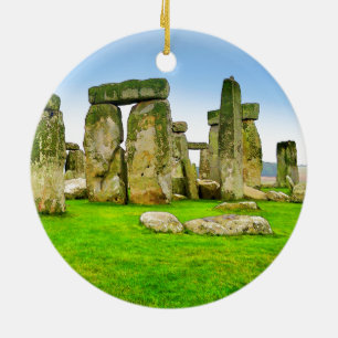 Alte Stonehenge Stehend Stones im Sommer Kunst Keramik Ornament
