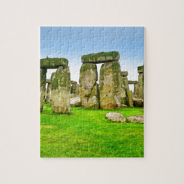 Alte Stonehenge Stehend Stones im Sommer Kunst Puzzle (Vertikal)