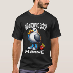 Alte Strandpromenade von Orchard Beach Maine Lusti T-Shirt