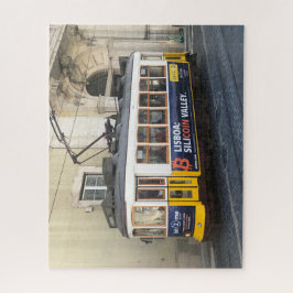 Alte Straßenbahn in Lissabon Portugal Puzzle