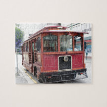 Alte Straßenbahn von Anchorage, Alaska