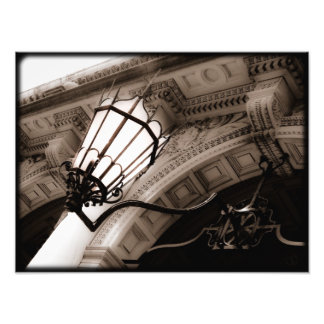 Alte Straßenlaternen-Foto Fotodruck