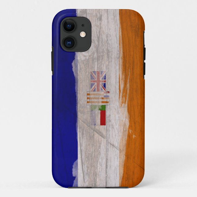 Alte südafrikanische Flagge Case-Mate iPhone Hülle (Rückseite)