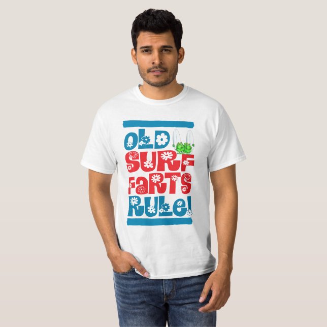 Alte Surf-Furzen T-Shirt (Vorne ganz)