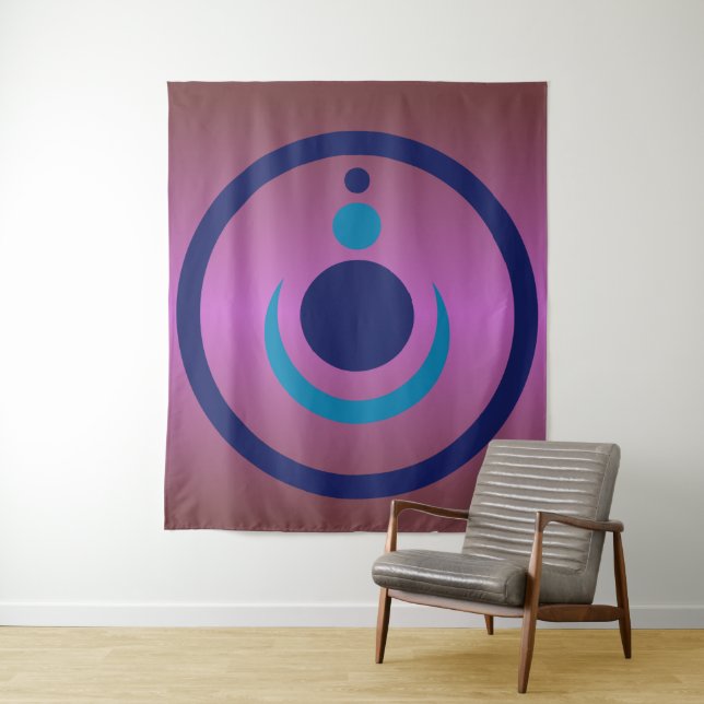 Alte Symbole Alien Crop Circle Tapestry Wandteppich (Beispiel)