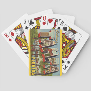 Alte Tampa Florida Grußkarten Spielkarten