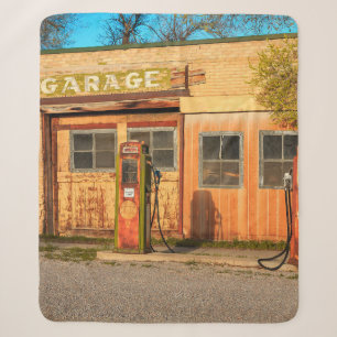 Alte Tankstelle im ländlichen Utah, USA. vintage, Sherpadecke