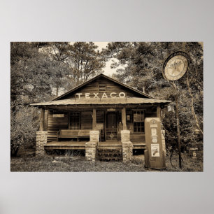 Alte Tankstelle Poster