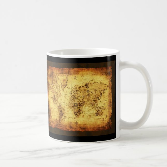 Alte Tasse der Weltkarte (Rechts)