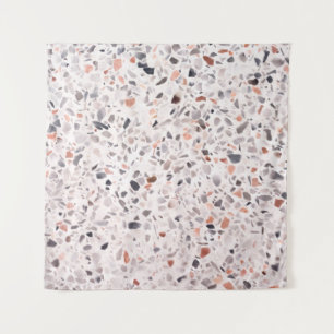 Alte Terrazzo Textur, hemmen Muster. Wandteppich