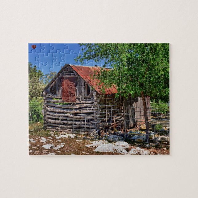Alte Texas-Scheune Puzzle (Horizontal)