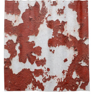 Alte Textur Hintergrund gebrochen Beton Vintagen W Duschvorhang