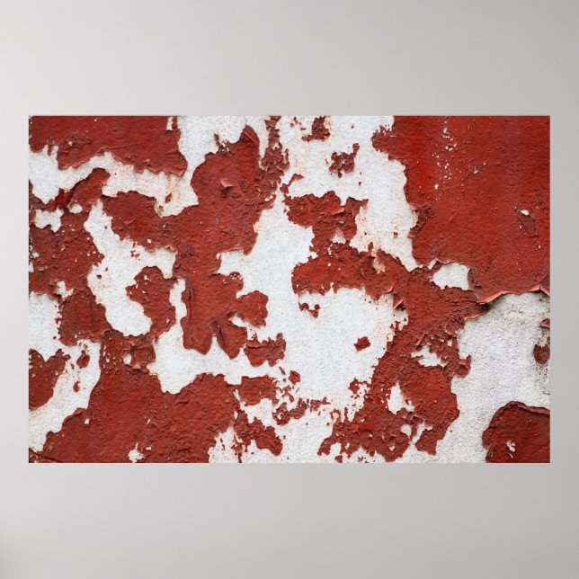 Alte Textur Hintergrund gebrochen Beton Vintagen W Poster (Vorne)