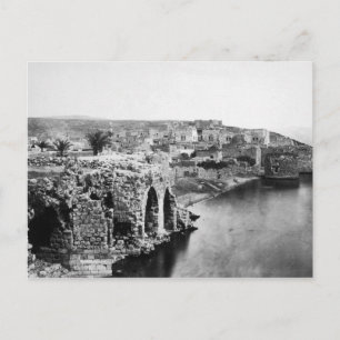 Alte Tiberien am Meer von Galiläa Postkarte