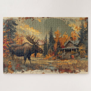 Alte Tier-Szenen Puzzle