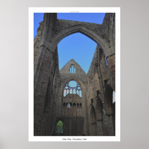 Alte Tintern Abbey I Zisterzienserkloster Wales Poster